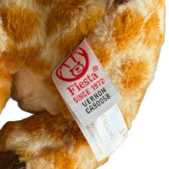 FIESTA Swaddle Babies Plush Cuddle Giraffe Stuffed Animal NO BLANKET 9 1/2" - Picture 6 of 7